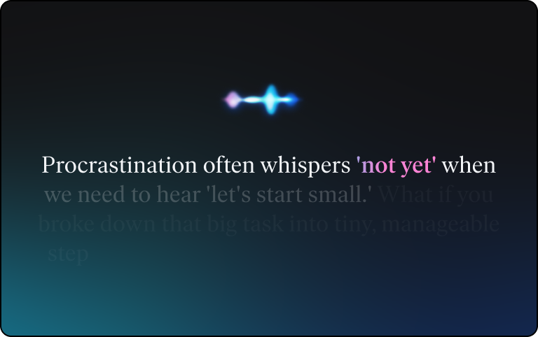 example A.I. response from betterup A.I.